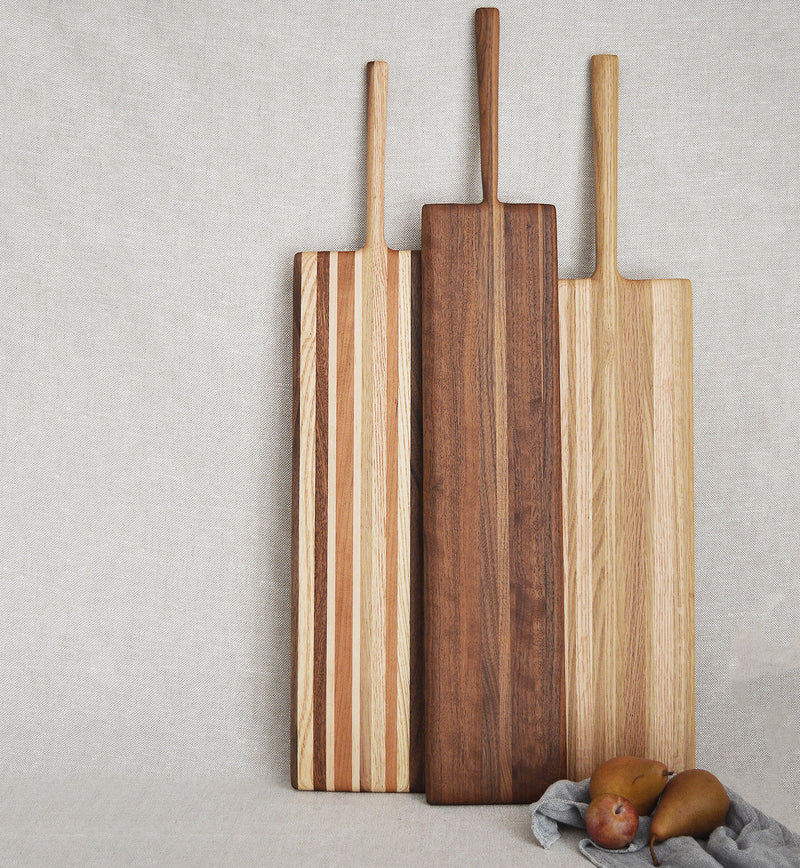 Extra Long Wood Serving Board with Handle