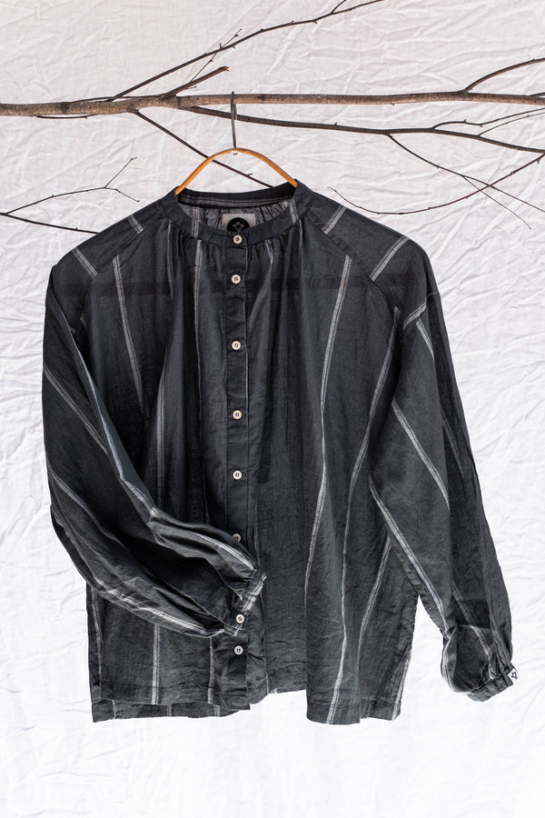 bsbee kitty shirt tabor stripe iron shop boston summer shirt khadi cotton