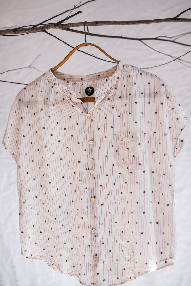 bsbee Ollie shirt kenna natural brown shop boston khadi cotton