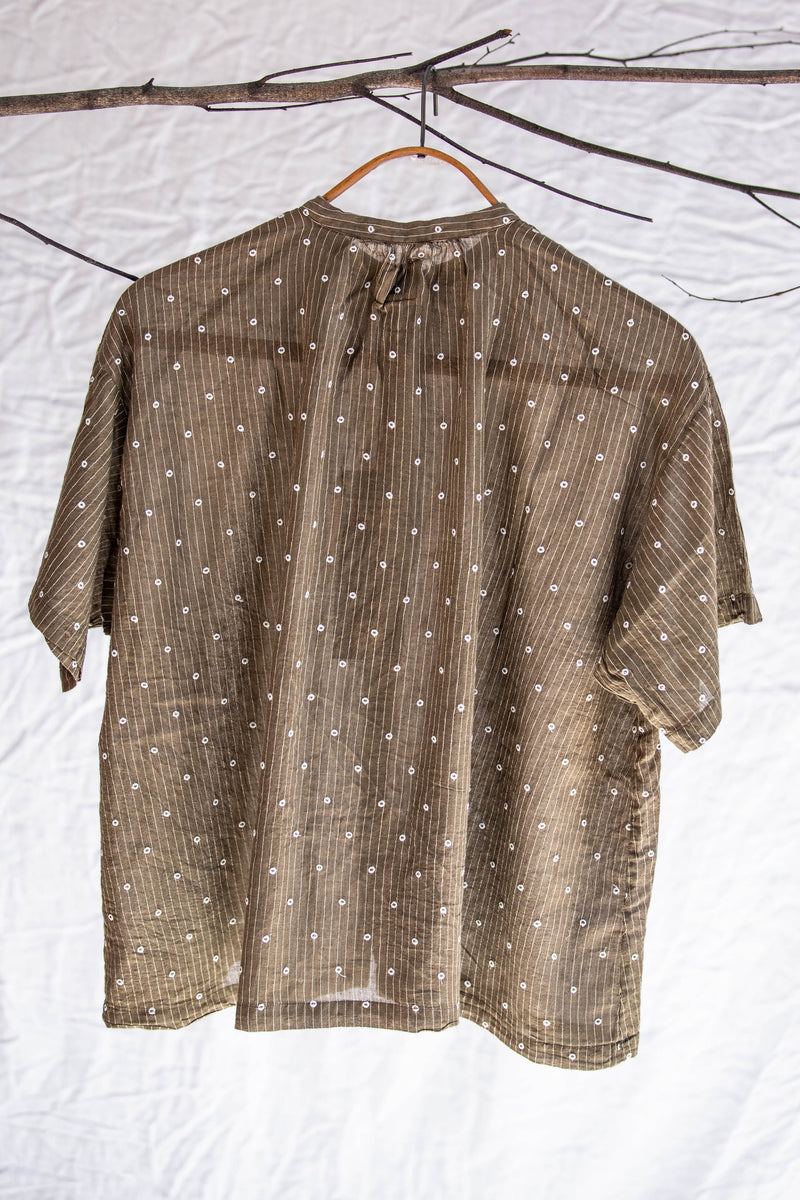 bsbee kitty shirt kenna military shop boston khadi cotton