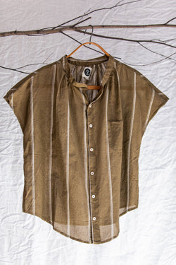 bsbee Ollie shirt kenna natural brown shop boston khadi cotton