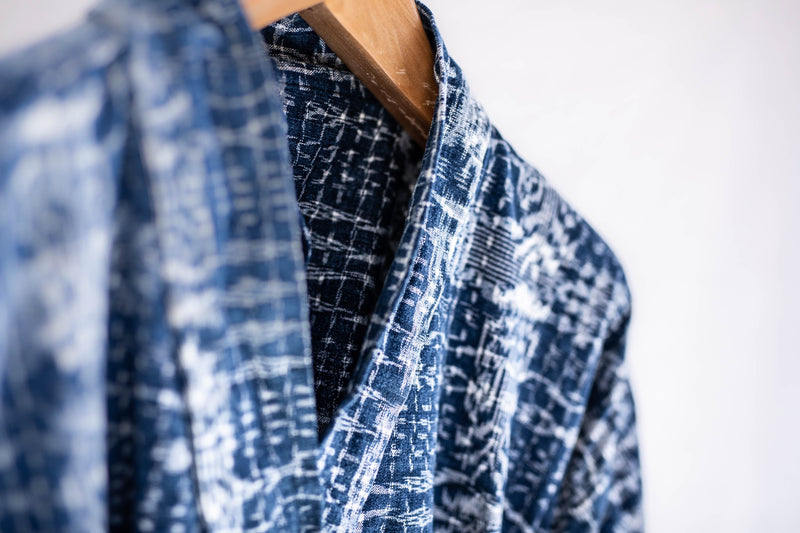 handmade bathrobe vintage guatemala jaspe fabric shop boston 