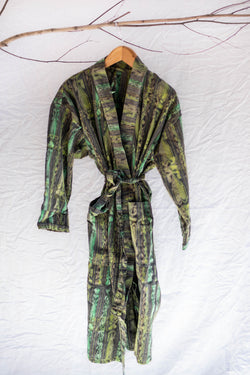 handmade bathrobe vintage guatemala jaspe fabric shop boston