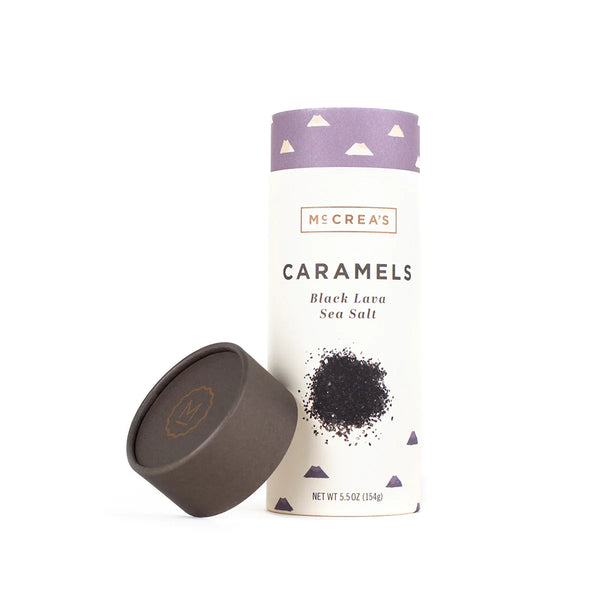 Founded in 2010 and based in Boston, McCrea's Candies uses the finest salts, spirits, and seasonings to produce evocatively-flavored, handcrafted, luxe caramel candies. Black Lava Sea Salt is a rich, creamy caramel with crystals of Hawaiian black sea salt. A moment in paradise.Shop Boston